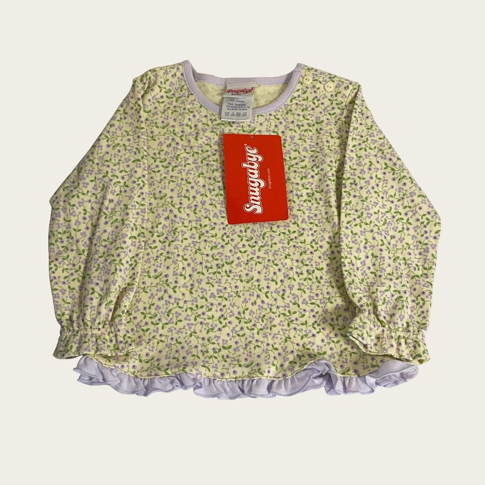 Snugabye Yellow Floral Long Sleeve
